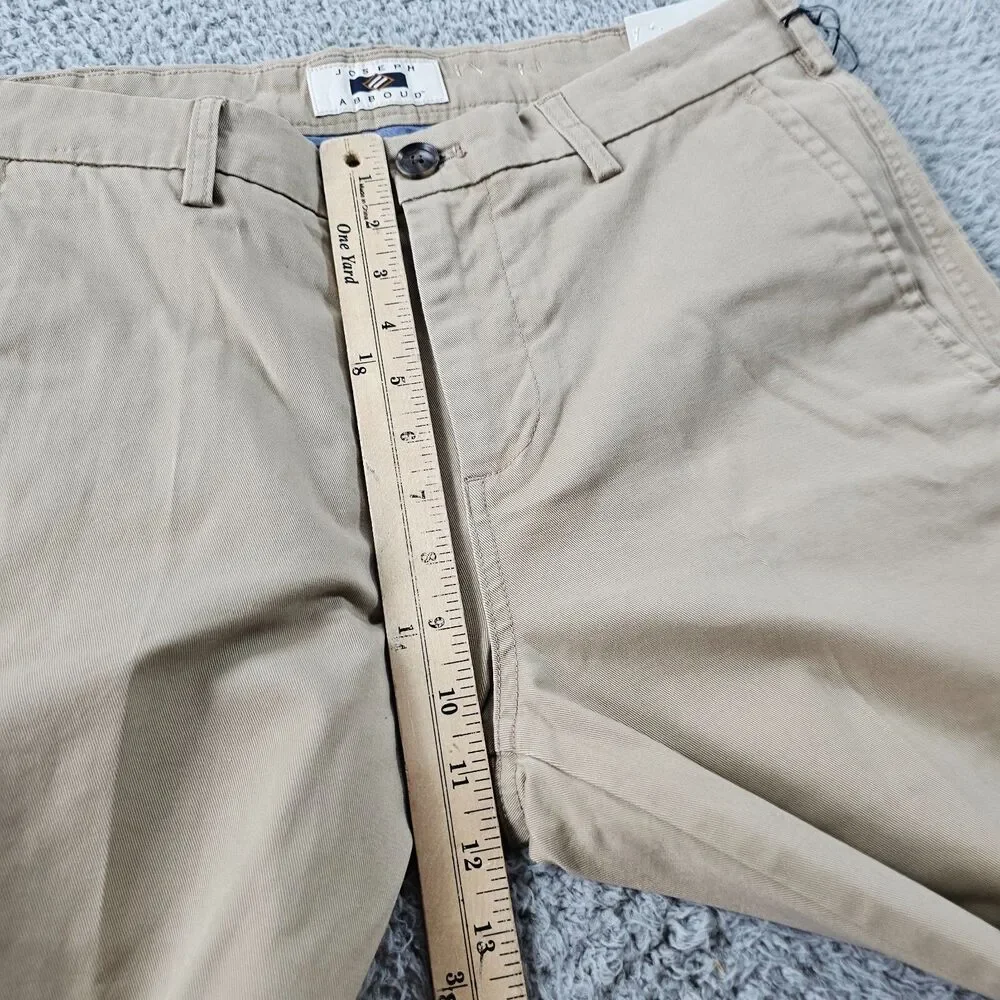 Joseph Abboud Pants 32x31 Khaki Beige Chino Comfort Stretch Preppy Casual NWT